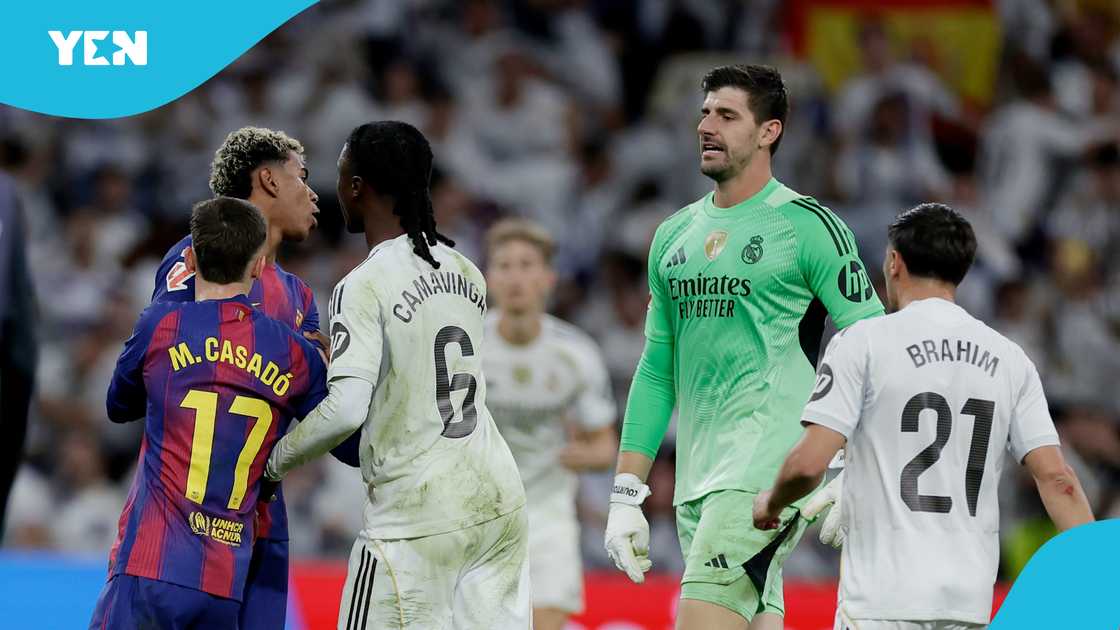 Yamal, Courtois Involved in Heated Clash After Real Madrid vs Barcelona Yamal, Courtois Involved in Heated Clash After Real Madrid vs Barcelona