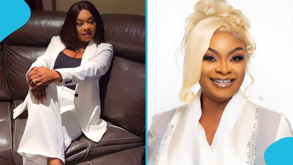 Actress Portia Asare Breaks Down While Writing Tribute in Beverly Afaglo’s Book of Condolence