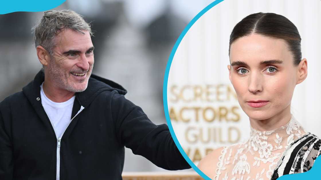 Joaquin Phoenix (L) and Rooney Mara (R)