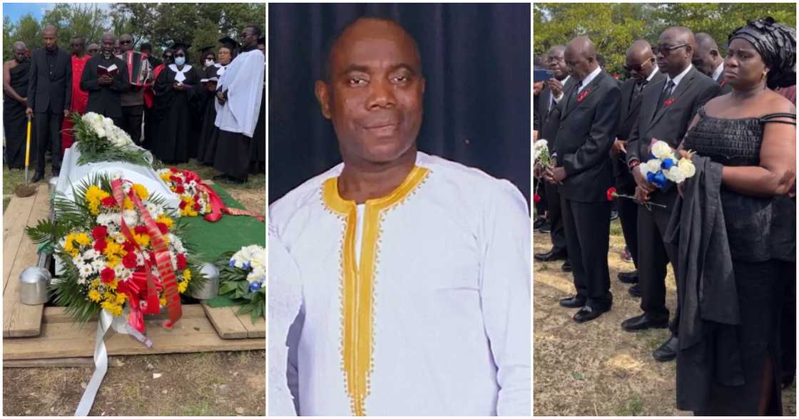 Ghanaian taxi driver who was killed by passengers in US laid to rest. Ghanaian taxi driver who was killed by passengers in US laid to rest.