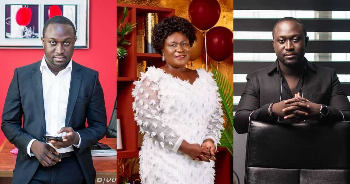 Richie Mensah and his mother Richie Mensah and his mother