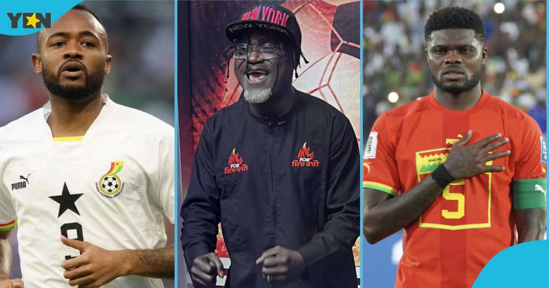 Photo of Countryman Songo, Partey and Jordan Ayew Photo of Countryman Songo, Partey and Jordan Ayew