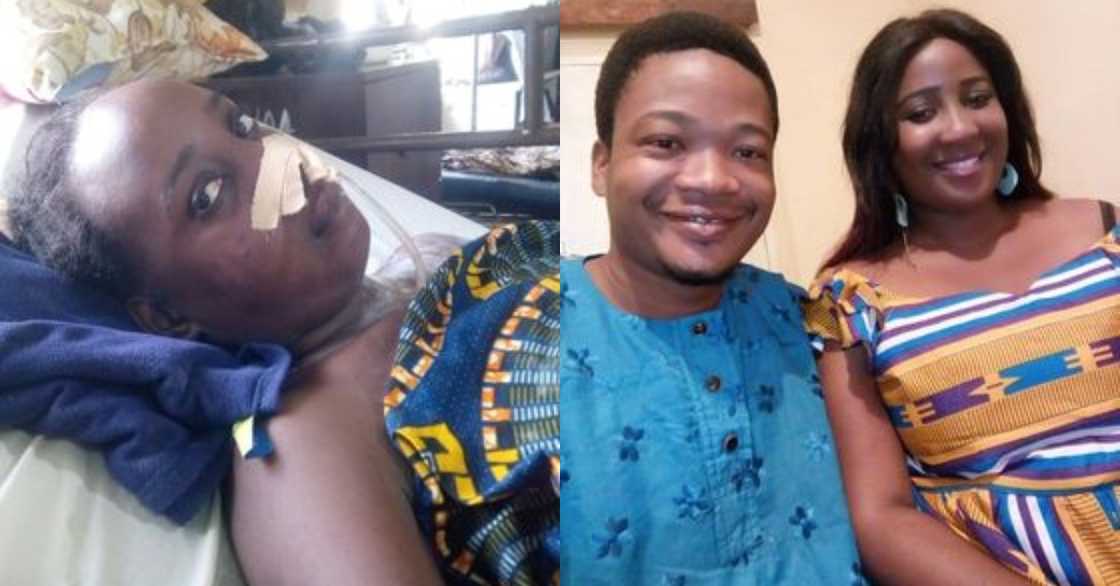Ghanaian man's wife sadly runs mentally ill 1 year after bagging her degree; needs $24,000 for surgery Ghanaian man's wife sadly runs mentally ill 1 year after bagging her degree; needs $24,000 for surgery