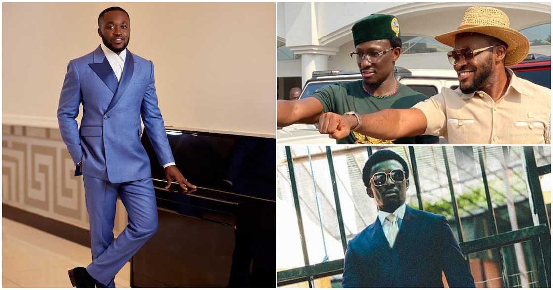 Men's Fashion: Ghanaian Billionaire Cheddar And Wealthy Heir Kennedy Osei Look Classy In This Iconic Photo Men's Fashion: Ghanaian Billionaire Cheddar And Wealthy Heir Kennedy Osei Look Classy In This Iconic Photo