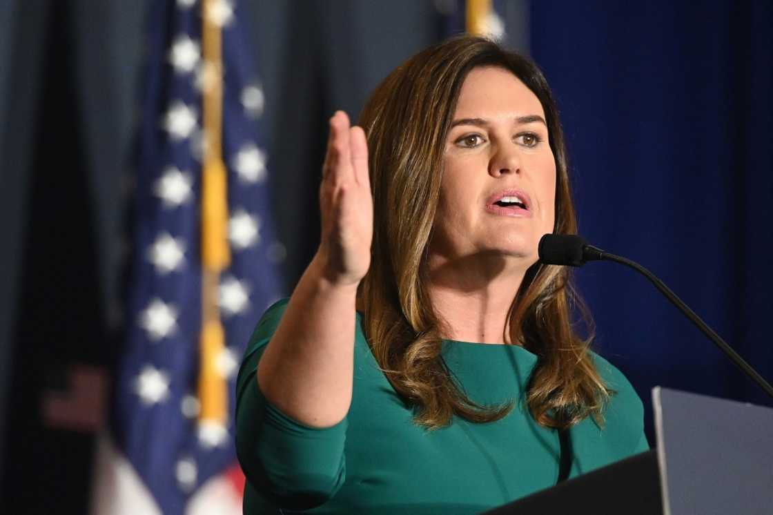 Arkansas Governor Sarah Huckabee Sanders has defended her state's loosening of child labor laws Arkansas Governor Sarah Huckabee Sanders has defended her state's loosening of child labor laws