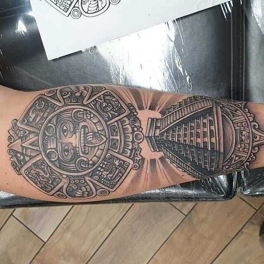 Meaningful Aztec tattoos