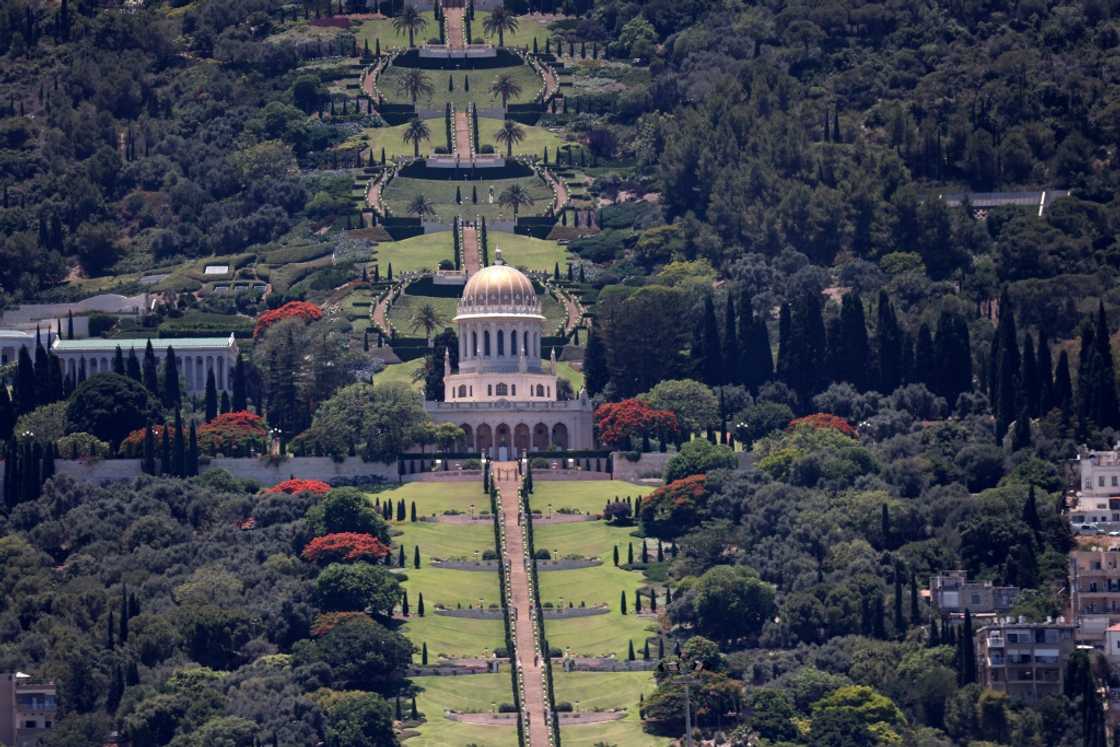 Bahai faith's temple on Mount Carmel in the northern Israeli port city of Haifa Bahai faith's temple on Mount Carmel in the northern Israeli port city of Haifa
