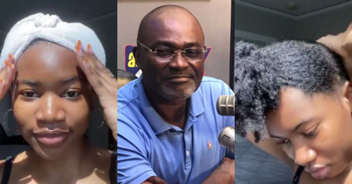 Kennedy Agyapong's daughter flexes her natural beauty and hair in no-makeup video