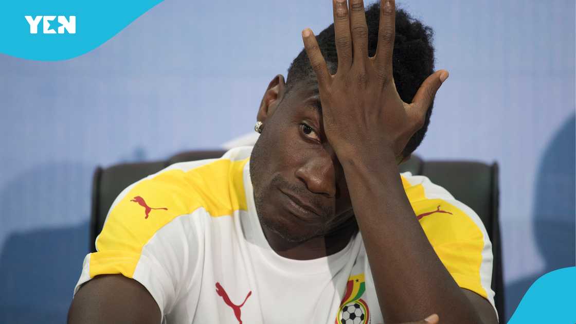 Asamoah Gyan wife, Asamoah Gyan businesses, Asamoah Gyan networth, Asmaoah Gyan goals, Asamoah Gyan Black Stars, Asamoah Gyan World Cup goals.