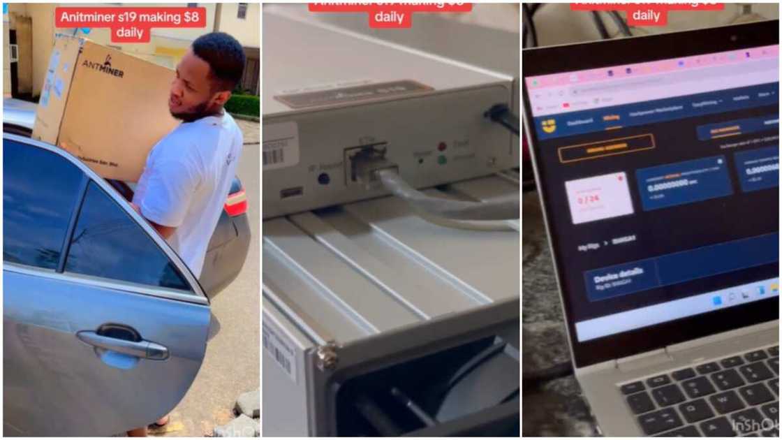 Bitcoin miner in Nigeria/Man made money.