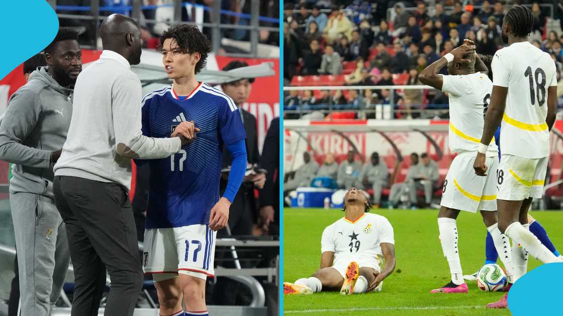 Abu Francis, Francis' horrific injury, Abu Francis suffers majr injury, Abu Francis injured again, Ao Tanaka apologises to Ghana, Ao Tanaka's role in Francis' injury, Black Stars, Kirin Cup.