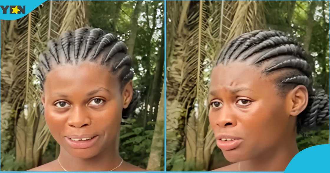 Photo of a young Ghanaian lady speaking in an interview Photo of a young Ghanaian lady speaking in an interview