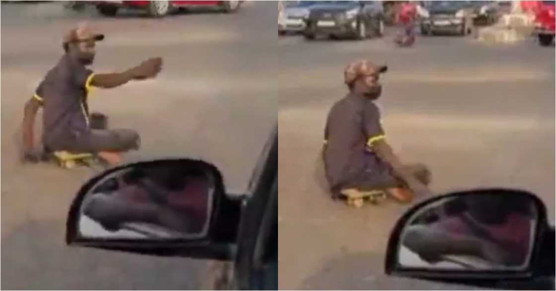 Video of 2 disabled young men directing traffic on busy road emerges; erupts reactions Video of 2 disabled young men directing traffic on busy road emerges; erupts reactions