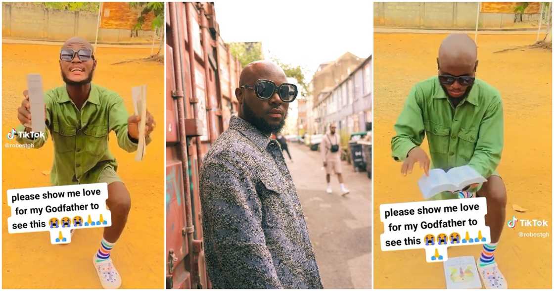 King Promise Lookalike Begs Him For A New Phone King Promise Lookalike Begs Him For A New Phone