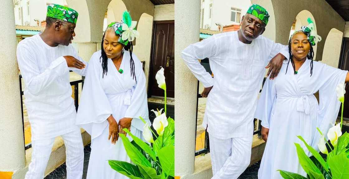 Couple who have been married for 33 years Couple who have been married for 33 years