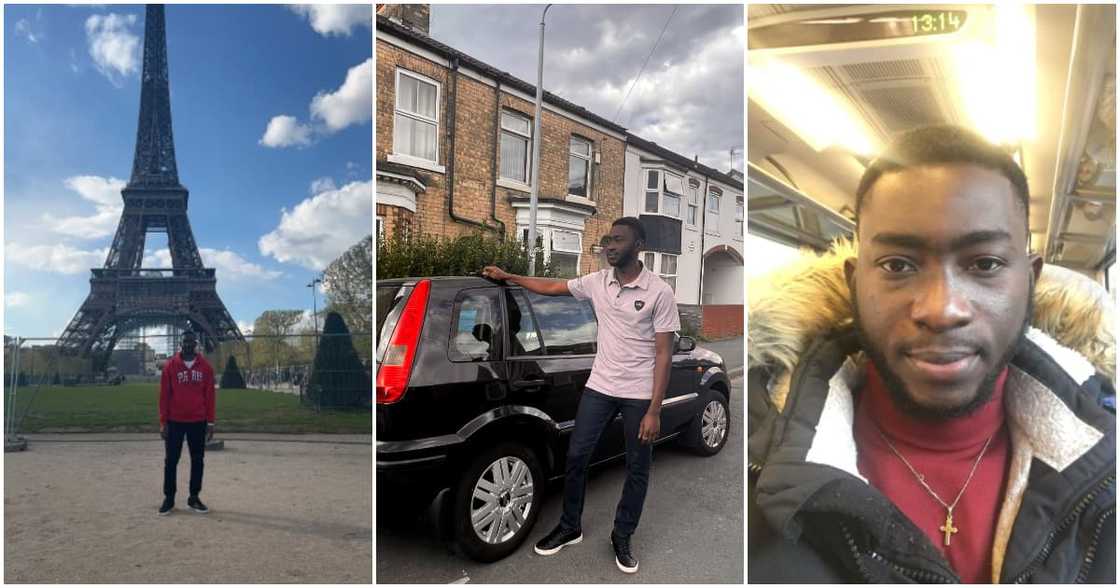 Nicholas Ejiro Ezele, UK, Ford car, Master's student buys first car in UK