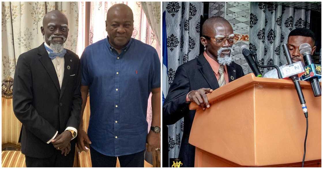 John Mahama surprises Lil Win