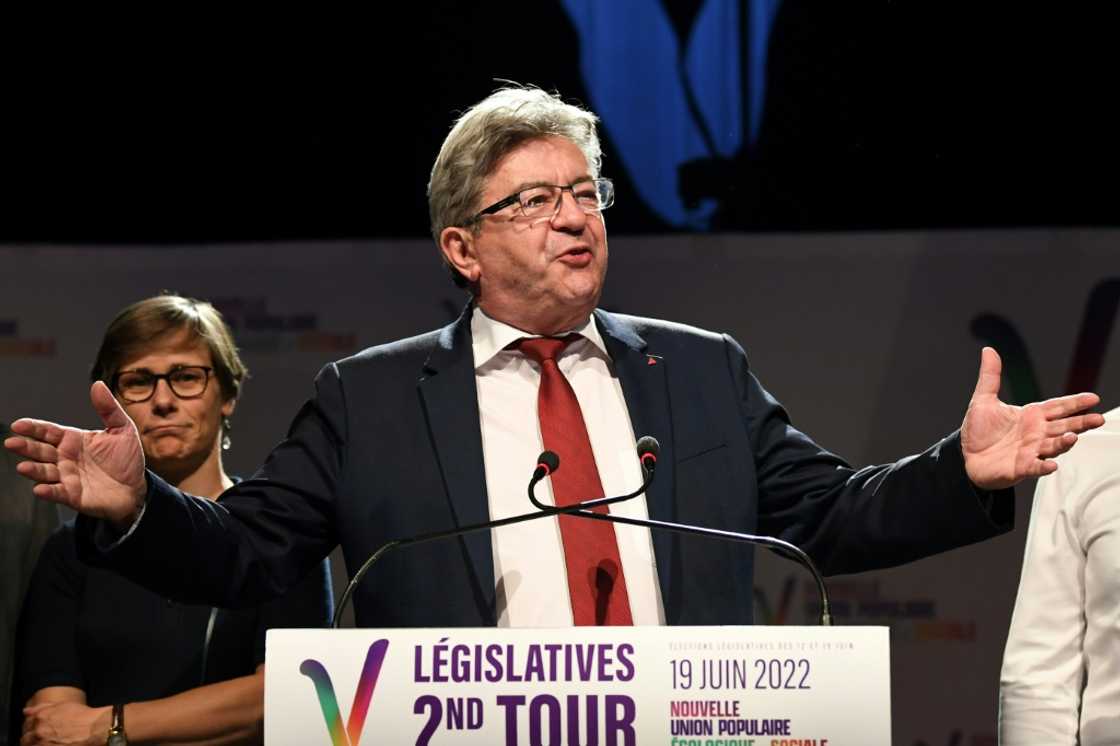 "The rout of the presidential party is complete," said former Marxist Jean-Luc Melenchon, leader of the NUPES coalition "The rout of the presidential party is complete," said former Marxist Jean-Luc Melenchon, leader of the NUPES coalition