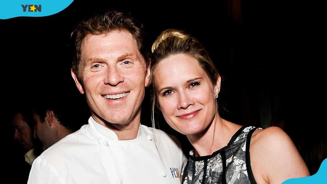 Bobby Flay and Stephanie March at The Belmont Stakes Charity Celebration. Bobby Flay and Stephanie March at The Belmont Stakes Charity Celebration.