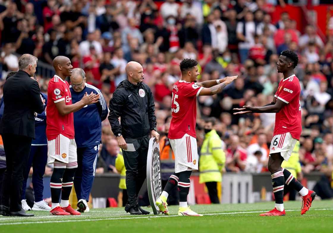 Paul Pogba and Sancho