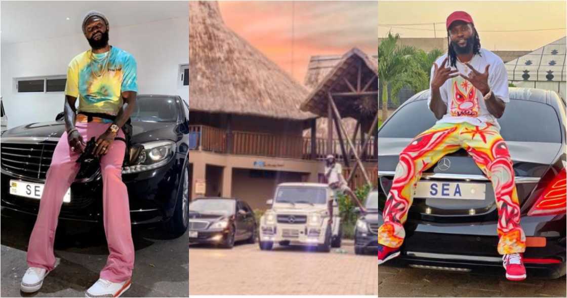 Break rules and sacrifice - Emmanuel Adebayor advises as he flaunts expensive cars in photos