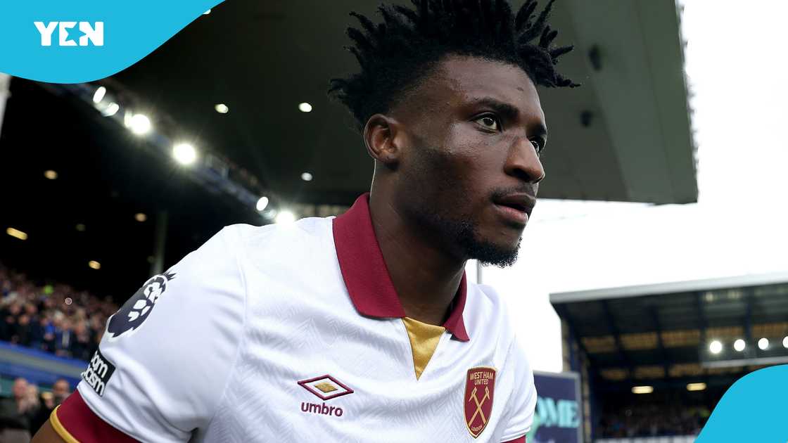 Mohammed Kudus, West Ham United, Premier League, Everton FC, West Ham United FC, Goodison Park Mohammed Kudus, West Ham United, Premier League, Everton FC, West Ham United FC, Goodison Park