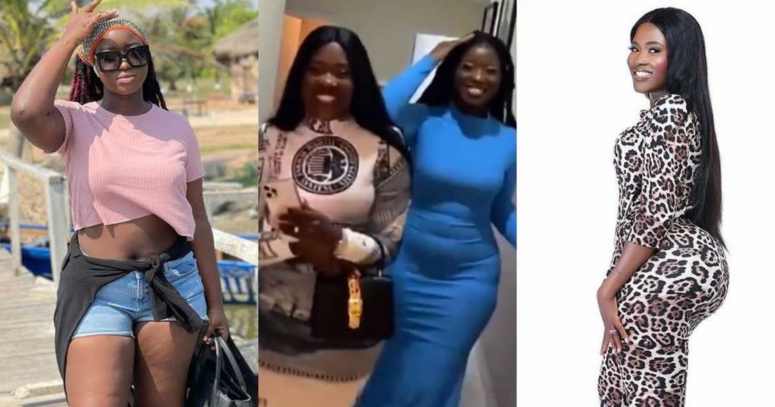 Fella Makafui chills Medikal's sister on her birthday (video) Fella Makafui chills Medikal's sister on her birthday (video)