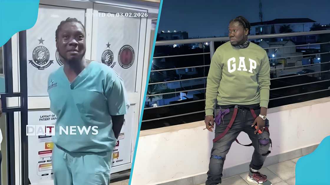 Showboy rearrested, Showboy handcuffs photos, Ghanaian rapper news, Showboy escape, Ghana Police arrest, Showboy social media reactions, AMG business musician Showboy rearrested, Showboy handcuffs photos, Ghanaian rapper news, Showboy escape, Ghana Police arrest, Showboy social media reactions, AMG business musician