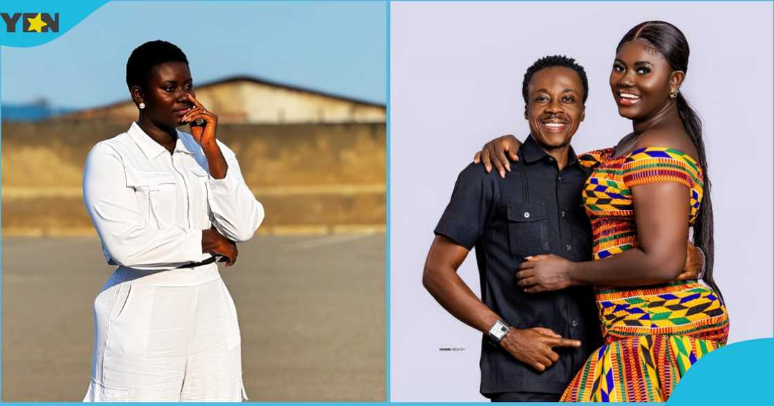 Photo of a Afua Asantewaa and her husband Kofi Aduomum.