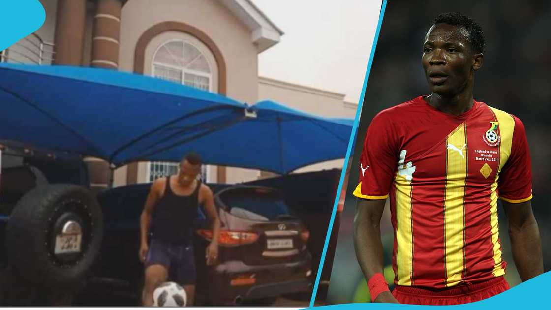 John Paintsil Flaunts His Stunning Mansion And Luxury Cars As He Keeps Fit At Home John Paintsil Flaunts His Stunning Mansion And Luxury Cars As He Keeps Fit At Home