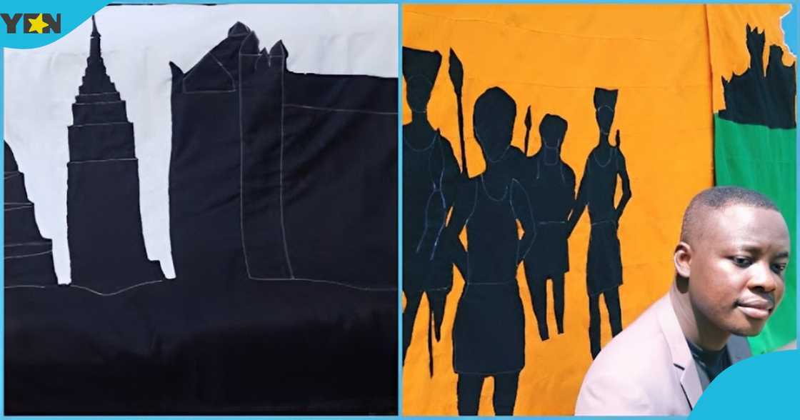 Ghanaian artist Seyram Agbleze observes Black History Month with his latest artwork. Ghanaian artist Seyram Agbleze observes Black History Month with his latest artwork.