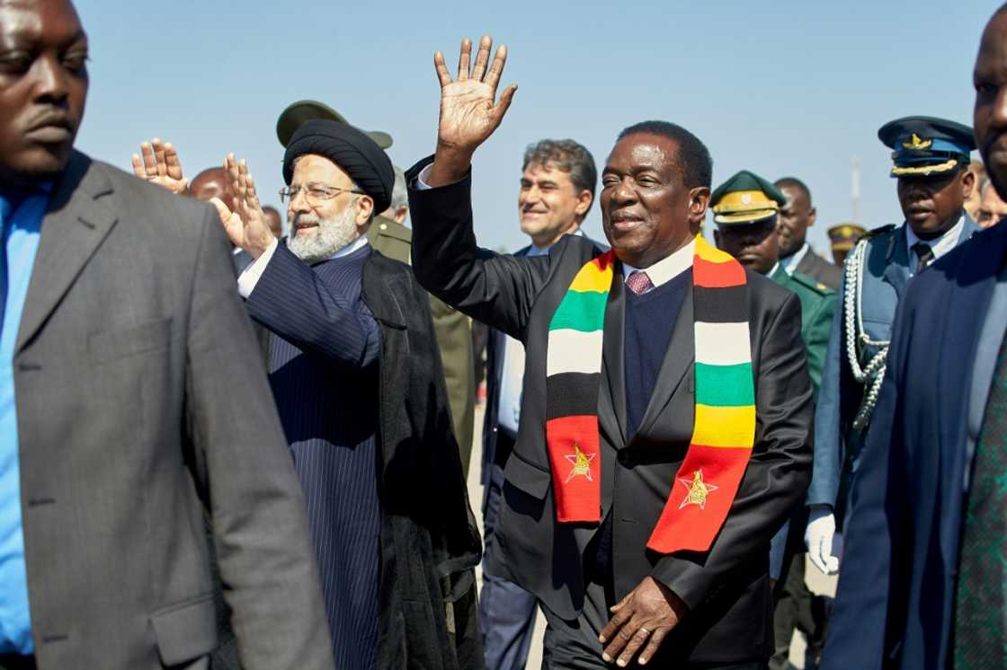 President Mnangagwa thanked the Iranian leader for showing solidarity with Zimbabwe President Mnangagwa thanked the Iranian leader for showing solidarity with Zimbabwe