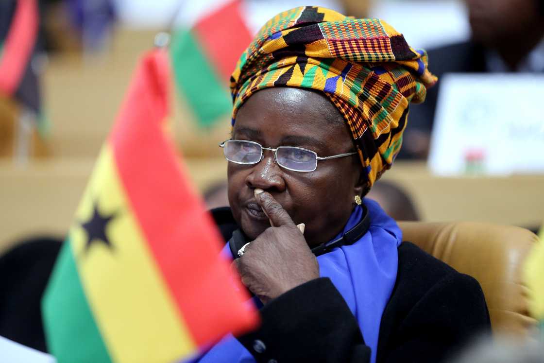 Jane Naana Opoku Agyemang at the Ministerial Conference in Tehran