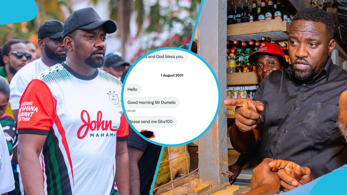 John Dumelo, Ghanaian man, politics, NDC, NPP, X, Twitter, GH¢100, social media