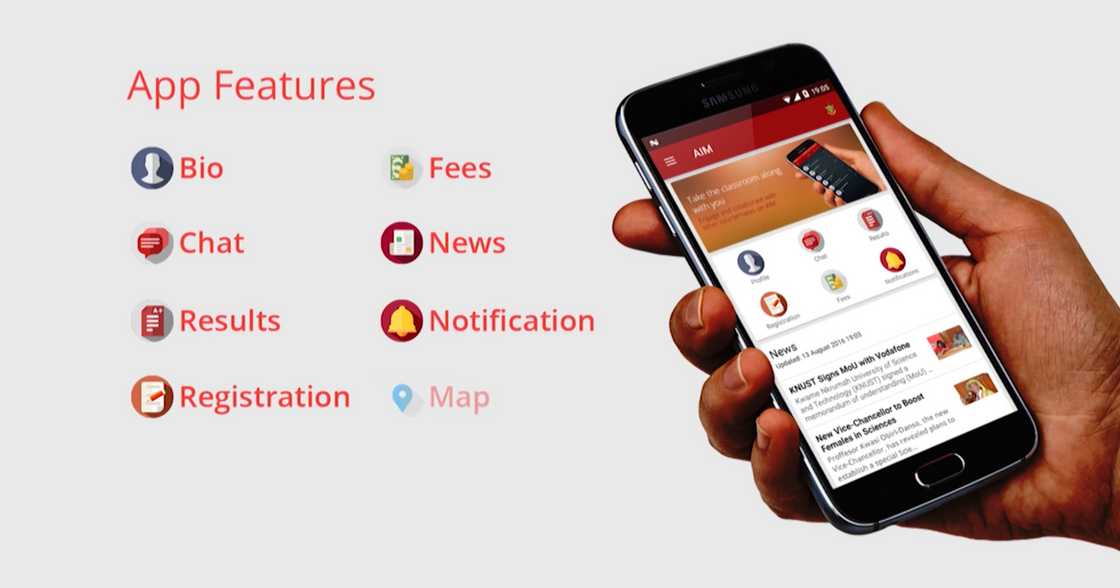 KNUST AIM app