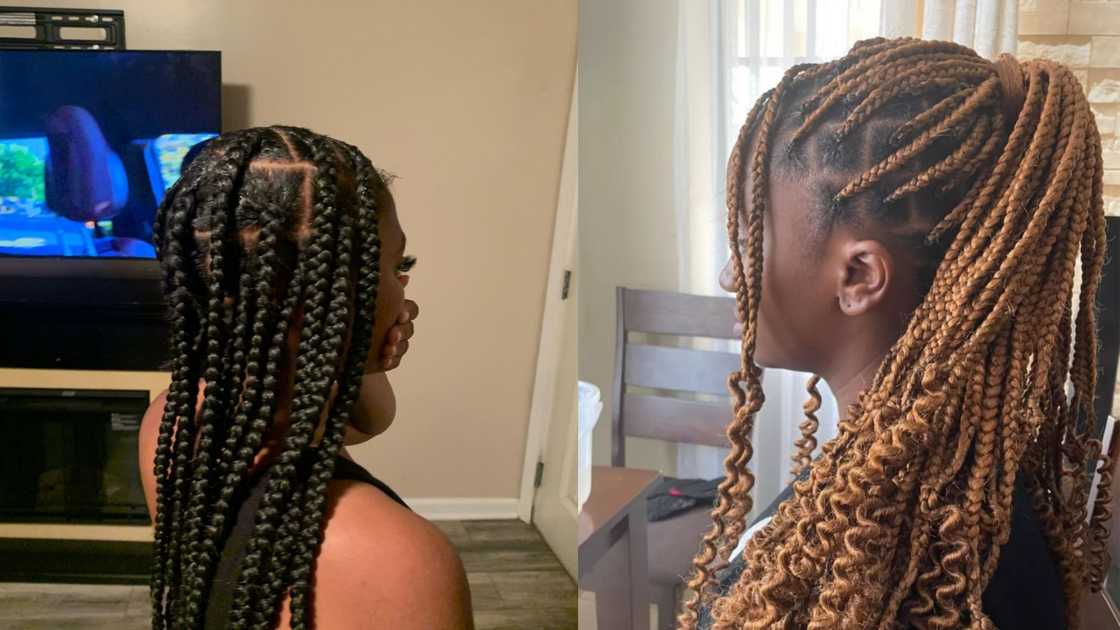 knotless braids styles