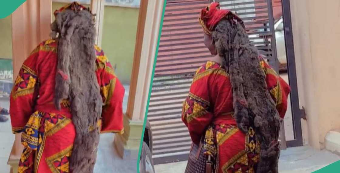 Grandma's distinct hair Grandma's distinct hair