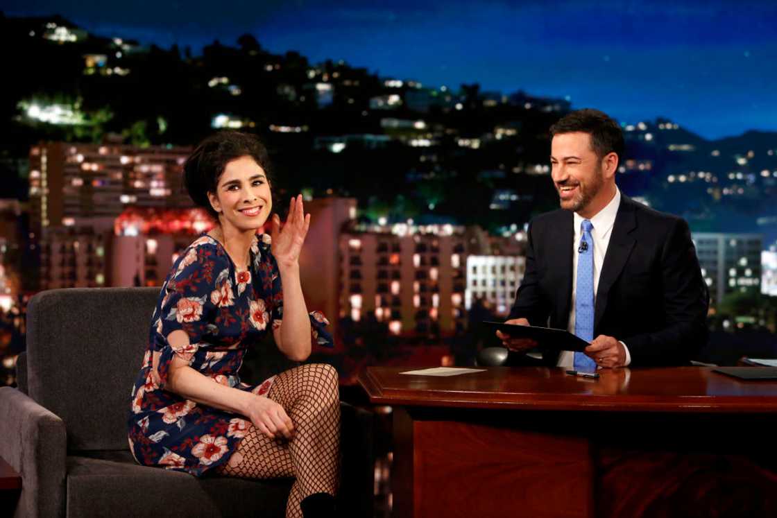 Sarah Silverman and Jimmy Kimmel Sarah Silverman and Jimmy Kimmel
