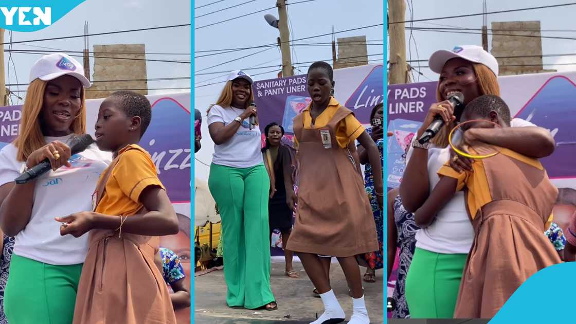 Delay, Deloris Frimpong Manso, Ashaiman Market, Linzzy Sanitary Pad, Ghanaian TV Stars, Brand Ambassador, Philanthrophy Delay, Deloris Frimpong Manso, Ashaiman Market, Linzzy Sanitary Pad, Ghanaian TV Stars, Brand Ambassador, Philanthrophy