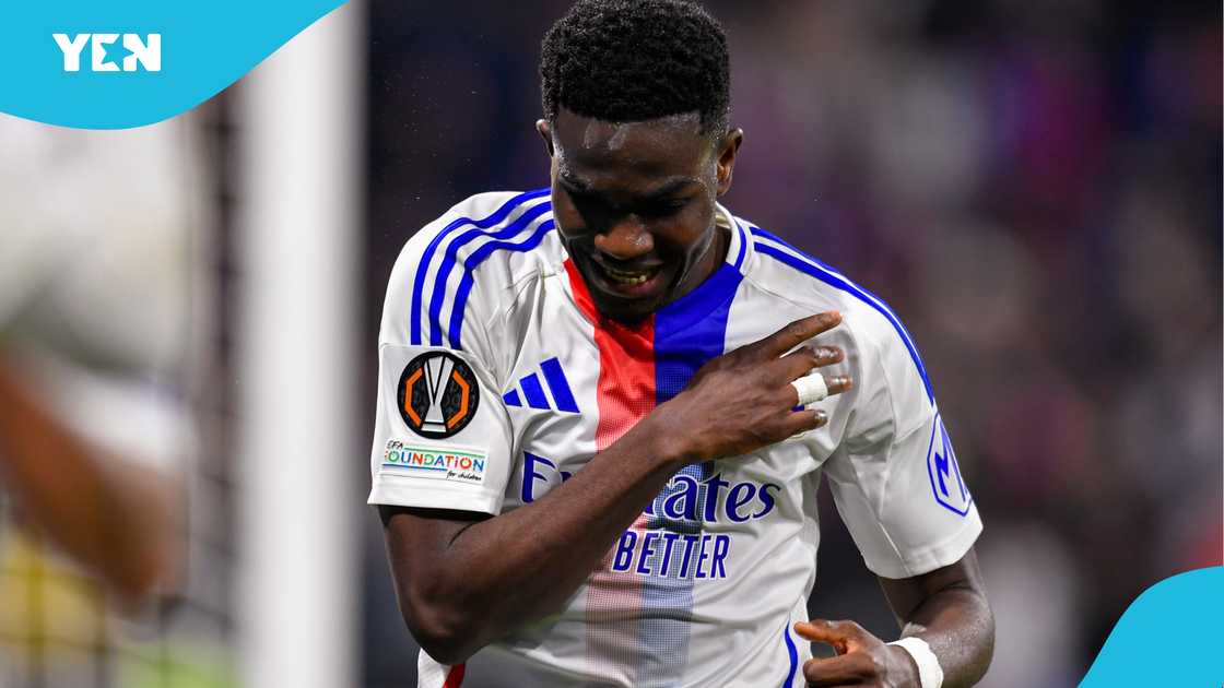 Ernest Nuamah Scores Brace as Lyon Cruise Into Europa League Quarters Ernest Nuamah Scores Brace as Lyon Cruise Into Europa League Quarters