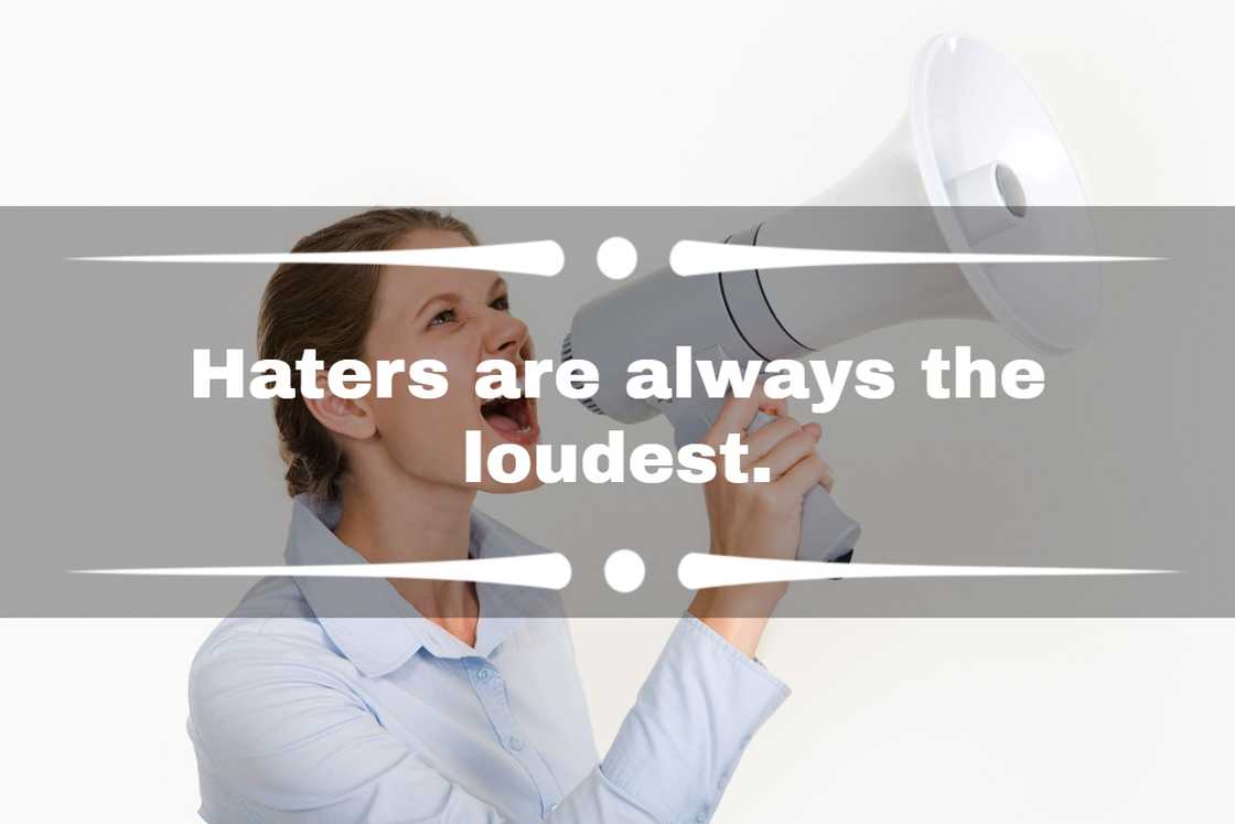 haters quotes