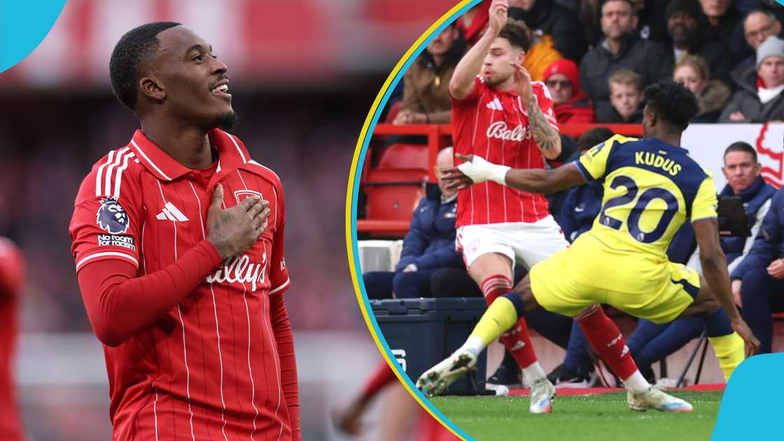 Callum Hudson-Odoi, Nottingham Forest vs Tottenham, 2026 World Cup, Mohammed Kudus, Premier League highlight, Hudson-Odoi brace vs Tottenham, Black Stars potential, football international switch.