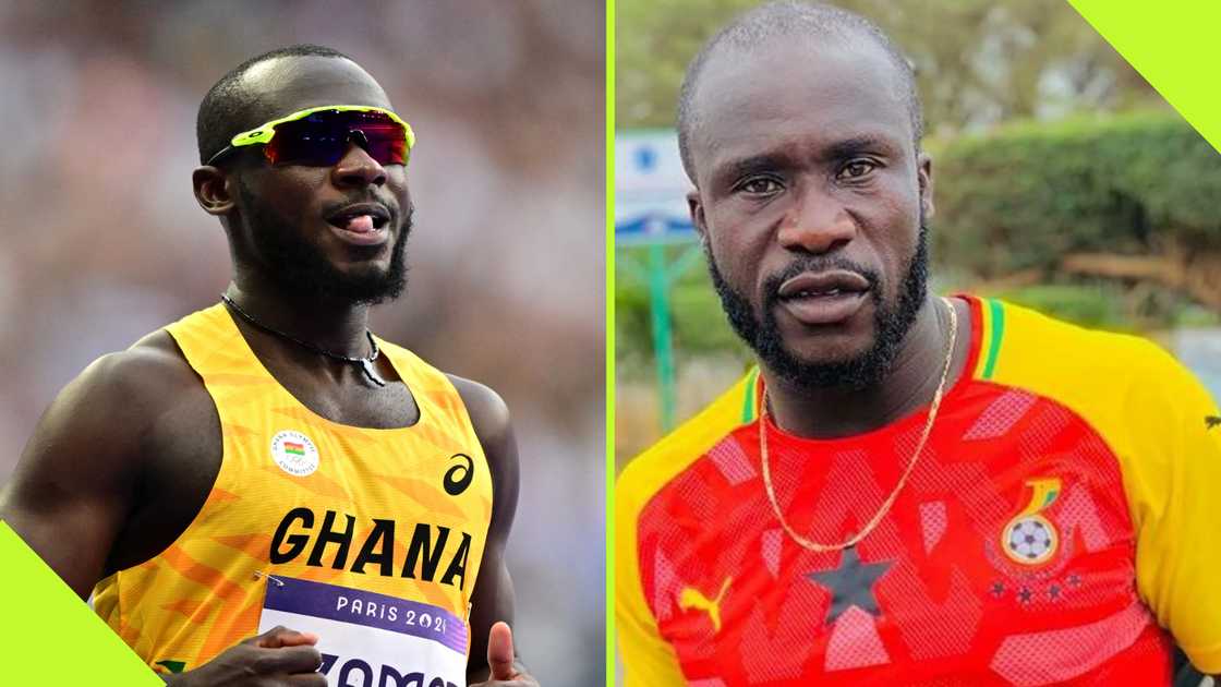 Sprinter, Benjamin Azamati, reacted to a fan who called for his retirement with a Dr Likee meme. Sprinter, Benjamin Azamati, reacted to a fan who called for his retirement with a Dr Likee meme.