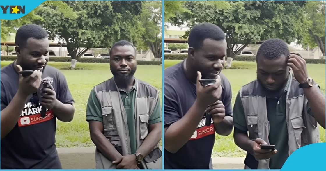 Fred, an AMUUSTED student, in disbelief after his lover failed the loyalty test. Fred, an AMUUSTED student, in disbelief after his lover failed the loyalty test.