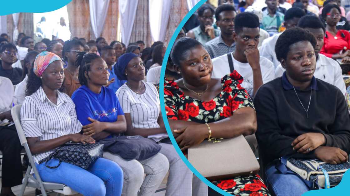 Accra Technical University students attending a sensitisation meeting Accra Technical University students attending a sensitisation meeting