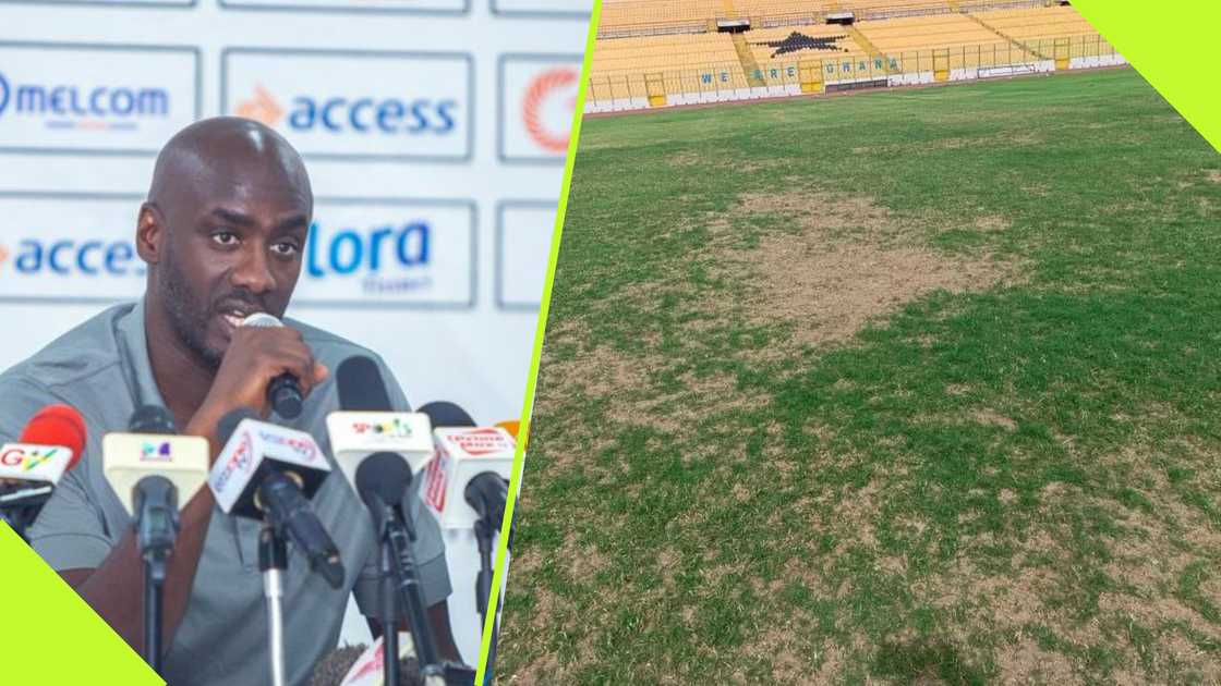 Otto Addo on Baba Yara. Otto Addo on Baba Yara.