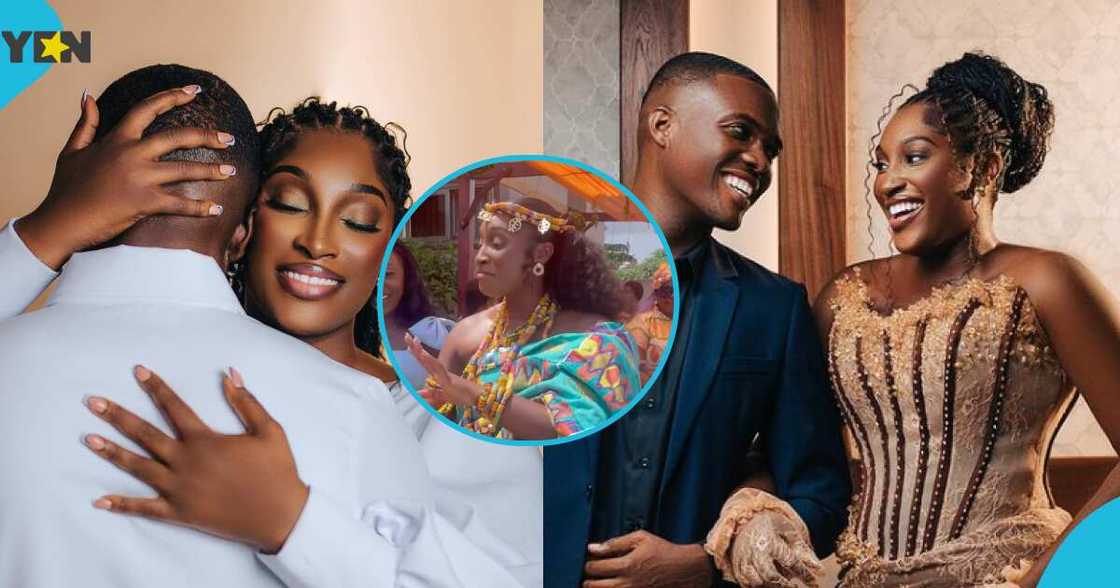 2021 GMB winner Sarfoa and her husband Seth Boahene 2021 GMB winner Sarfoa and her husband Seth Boahene