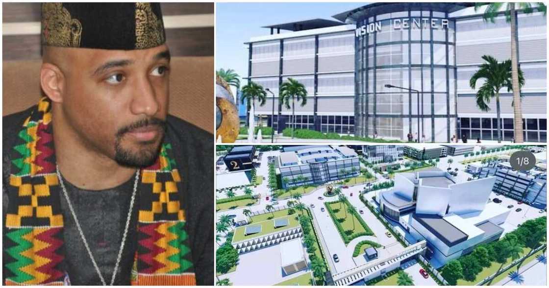 An African-American man is building a state-of-the-art film studio in Ghana An African-American man is building a state-of-the-art film studio in Ghana