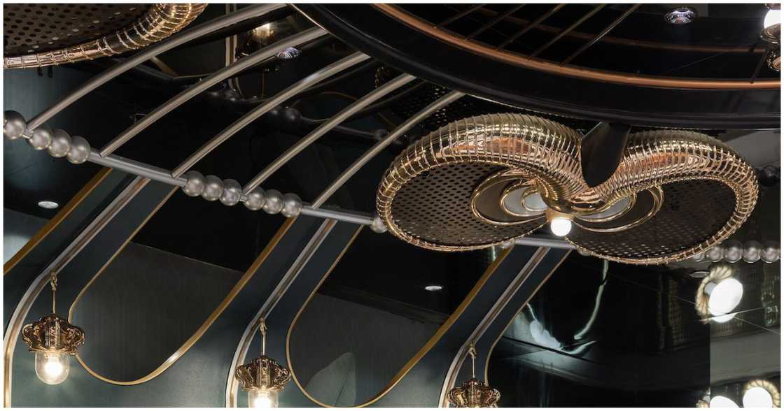 The ceiling of the bathroom The ceiling of the bathroom