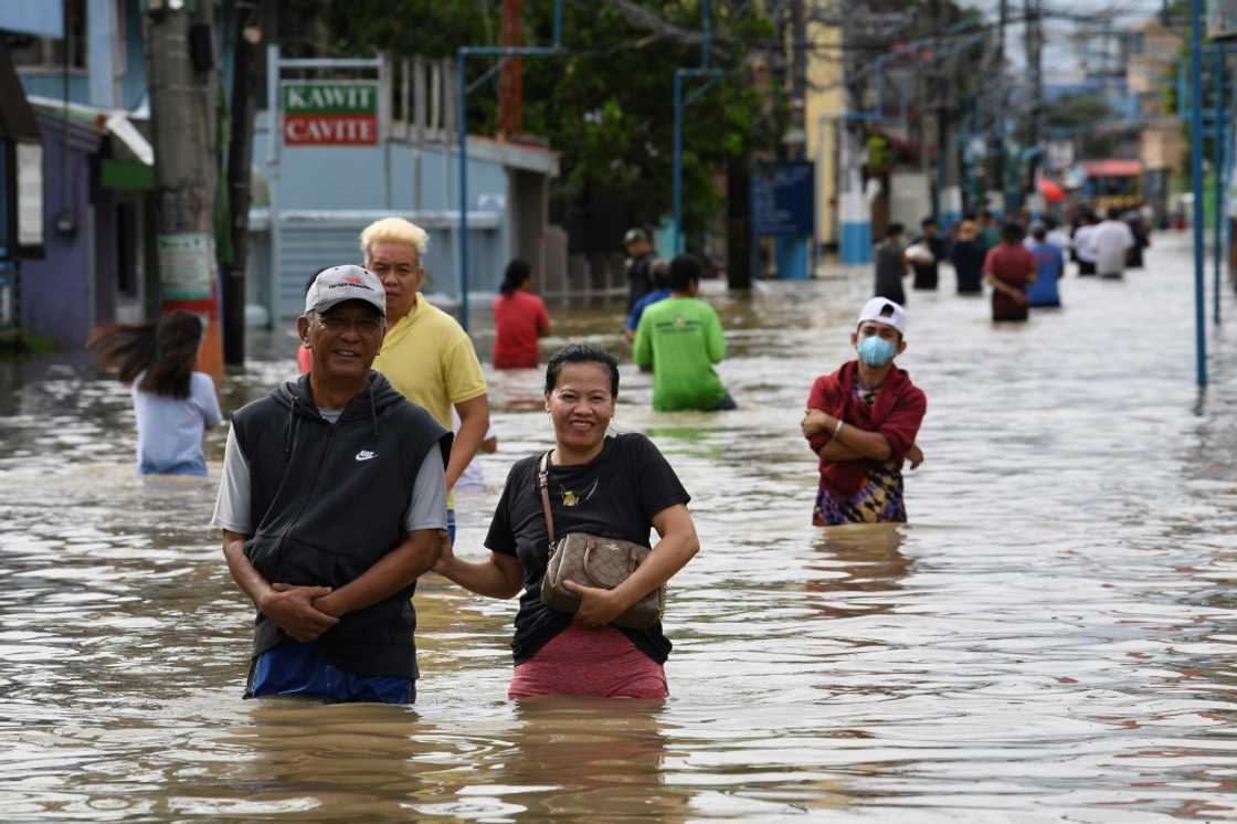An average of 20 typhoons and storms hit the Philippines annually, killing hundreds each year An average of 20 typhoons and storms hit the Philippines annually, killing hundreds each year